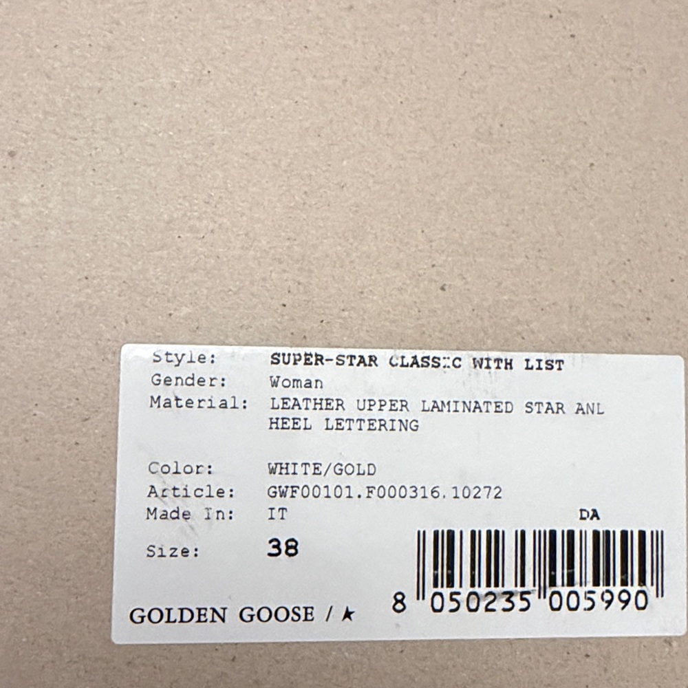 Golden Goose super star Sneakers with Gold Star size 38 - Picture 11 of 11